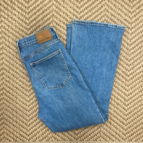 Denim Forum Denim - Aritzia - Denim Forum - Twiggy High Rise Flare Denim Jeans - Blue - 30x28